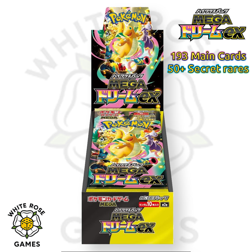 Mega Dream ex - M2a - Japanese Booster Box - Pokemon Trading Card games