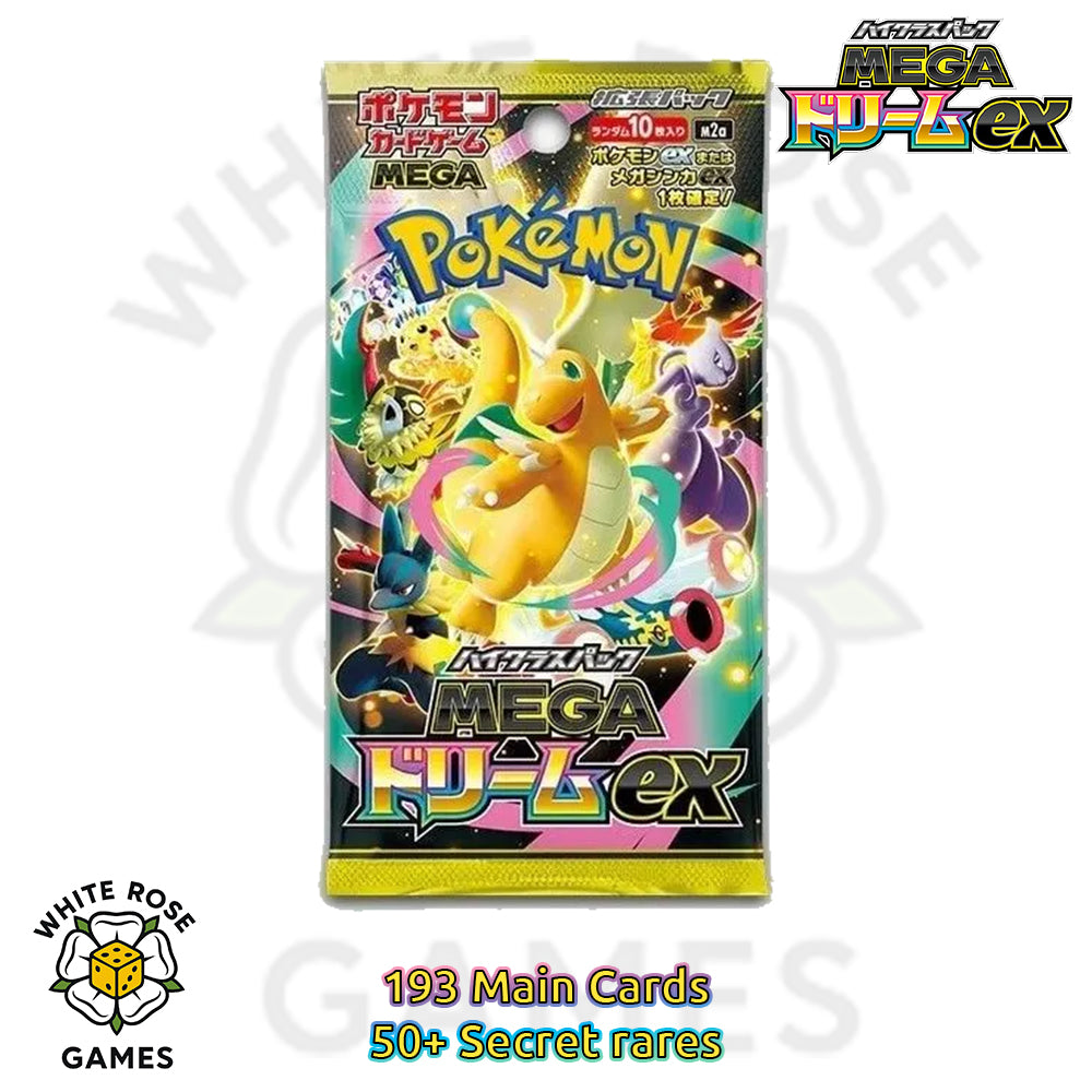 Mega Dream Ex - M2A - Single Packs [10 CARDS] Japanese Pokemon cards