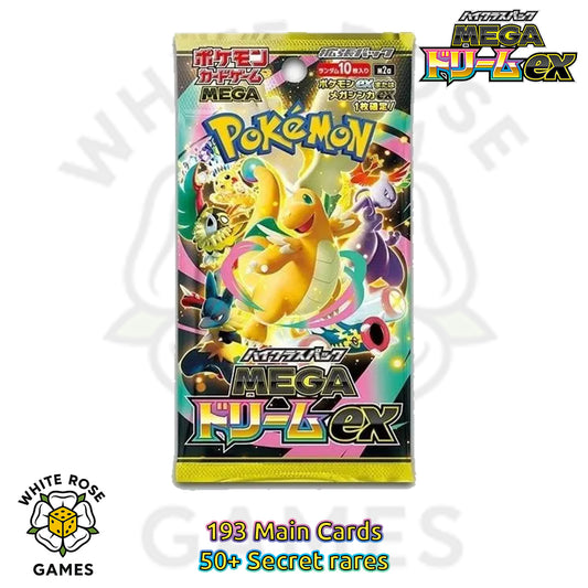 Mega Dream Ex - M2A - Single Packs [10 CARDS] Japanese Pokemon cards
